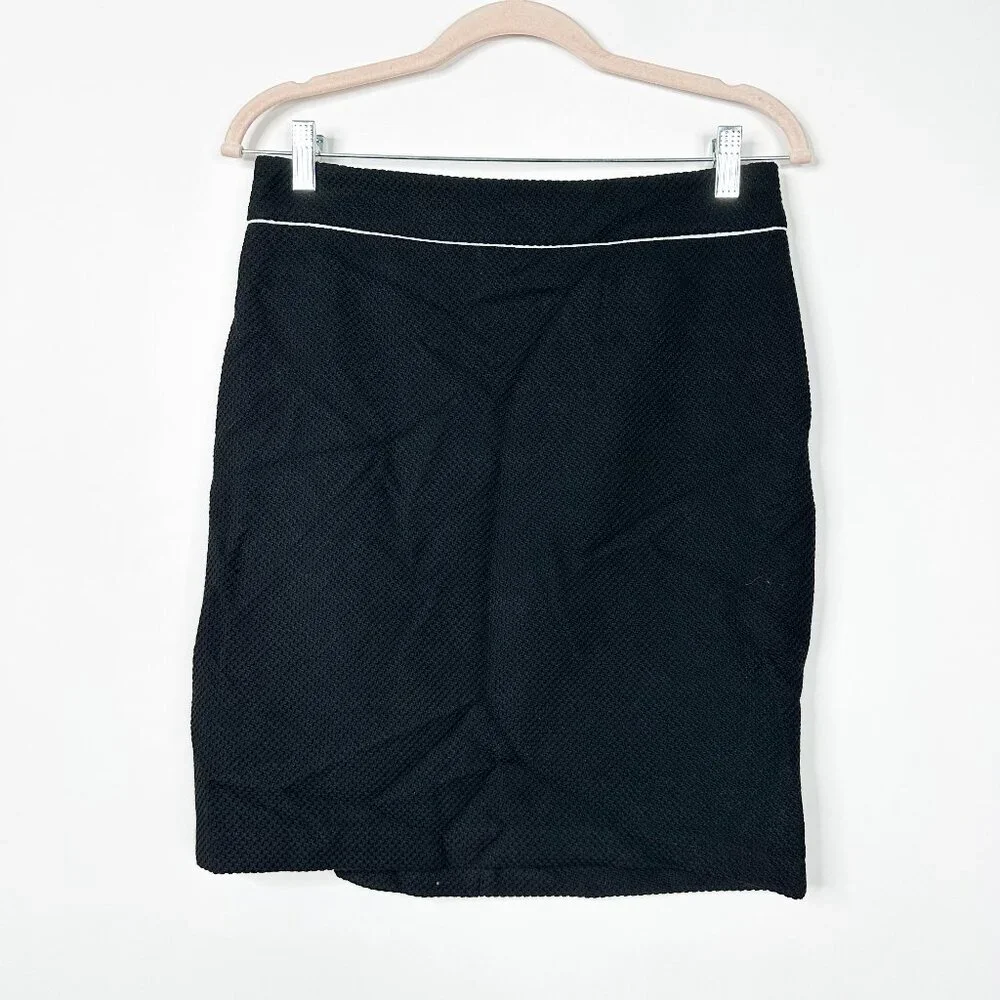 2/$30 White House Black Market Contrast Piping Pencil Skirt 4 #A0410